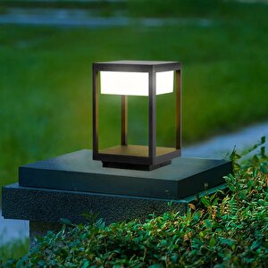 60 Watt Solar Alüminyum Bollard Aydınlatma Armatürü