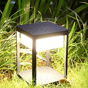 60 Watt Solar Alüminyum Bollard Aydınlatma Armatürü