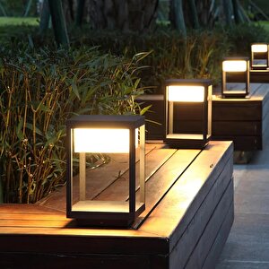 60 Watt Solar Alüminyum Bollard Aydınlatma Armatürü