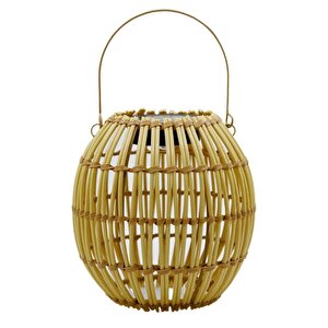 10watt Rattan Güneş Enerjili Solar Dekoratif Bahçe Armatürü