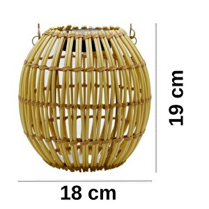 10watt Rattan Güneş Enerjili Solar Dekoratif Bahçe Armatürü