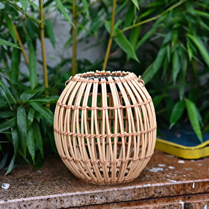 10watt Rattan Güneş Enerjili Solar Dekoratif Bahçe Armatürü