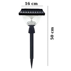 50 Watt Solar Dekoratif Çim Saplamalı Kazıklı Bahçe Armatürü