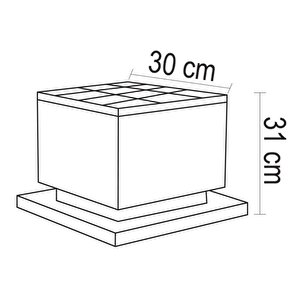 60 Watt Solar Set/baba Duvar Üstü Dekoratif Armatür