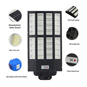 1500 Watt Güneş Enerjili Solar Sokak Ve Yol Aydınlatma Armatürü