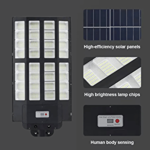 1500 Watt Güneş Enerjili Solar Sokak Ve Yol Aydınlatma Armatürü