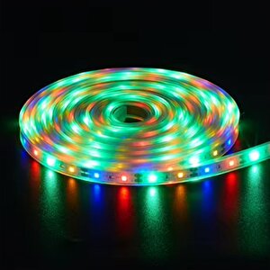 20watt Güneş Panelli Solar 10 Metre Hortum Şerit Led (rgb)