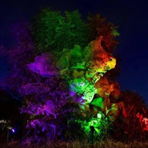 18watt Solar Çim / Bahçe Aydınlatma Armatürü (rgb)