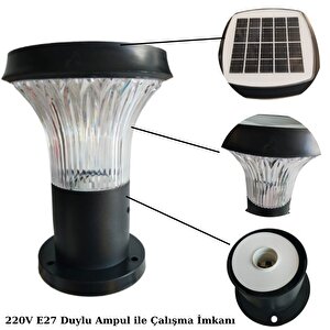 100watt Güneş Enerjili Solar Set/baba Üstü Bahçe Armatürü
