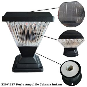 100watt Güneş Enerjili Solar Set/baba Üstü Bahçe Armatürü