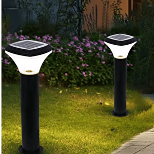 100watt Güneş Enerjili Solar Bahçe Armatürü ( 60cm Direkli )