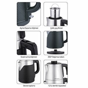 Ctm-130 Dempro Paslanmaz Çelik Çay Makinesi - İnox