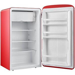 Db120rre Retro 93 Litre Tek Kapılı Mini Buzdolabı - Kırmızı