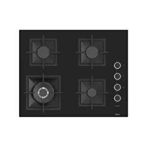 Steamart-fryart Serisi Siyah Set (sc405-wfa + Qep64cs +d077-sa ) - Döküm Izgara / 65 Cm Ocak