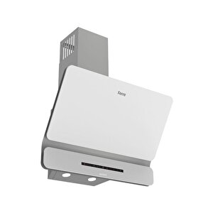 Ferre Flowart-silentart Serisi Beyaz Set (sc406-wfa + Qbl63cb +d081-sa ) - Döküm Izgara / 65 Cm Ocak