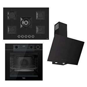 Steamart-fryart-silentart Serisi Siyah Set (ss035 + Qep64cs +d077-sa ) - Emaye Izgara