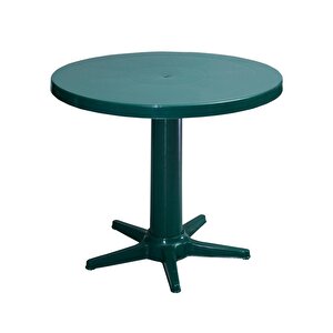 Mt-gf205 Prima Rose Plastik Yuvarlak Bahçe Balkon Masa Ø75 Cm Yeşil
