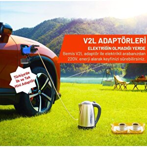 V2l Tek Çıkışlı Adaptör Kia Marka Araçlara Uygundur