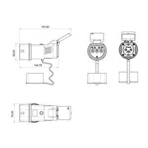 V2l Tek Çıkışlı Adaptör Ssangyong Marka Araçlara Uygundur