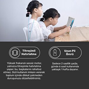 Npo Add01p Şarjlı Titreşimli Otomatik Hatrlatıcı,kamburluk Giderici Ergonomik Akıllı Duruş Düzeltici