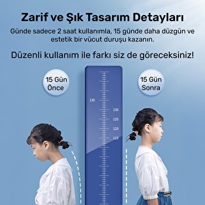 Npo Add01m Şarjlı Titreşimli Otomatik Hatrlatıcı,kamburluk Giderici Ergonomik Akıllı Duruş Düzeltici