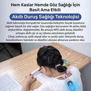 Npo Add01m Şarjlı Titreşimli Otomatik Hatrlatıcı,kamburluk Giderici Ergonomik Akıllı Duruş Düzeltici