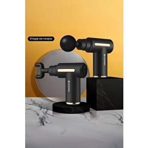 Npo Nmj6 4 Masaj Başlıklı 6 Seviyeli 3800rpm Type-c Taşınabilir Profesyonel Mini Masaj Tabancası