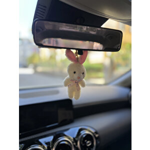 Oto Koku Araba Kokusu Limon Aromalı Kalıcı Kokulu Peluş Tavşan Araba Kokusu Tavşan