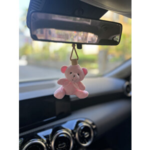 Oto Koku Araba Kokusu Orman Kokusu Aromalı Kalıcı Kokulu Pembe Peluş Ayıcık Araba Kokusu Düz