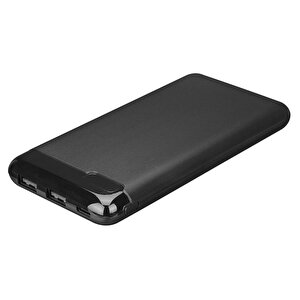 Ip-k11 10000mah Lcd Şeffaf 15w Siyah Taşınabilir Powerbank