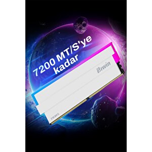 Biwin Dw100-cw005 32gb Ddr5 7200mhz 2x16gb Rgb Masaüstü Ram - Beyaz