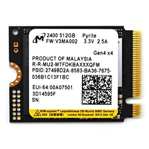 2400a 512gb M.2 2230 Nvme Ssd