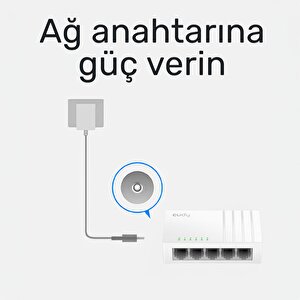Cudy 5port Fs105d 10/100 Yönetilemez Switch