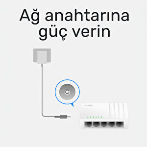 Cudy 5port Fs105d 10/100 Yönetilemez Switch