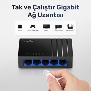 Gs105d 10/100/1000mbps 5 Port Gigabit Switch