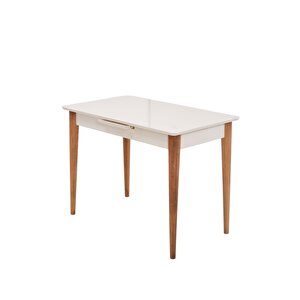 Melisa Mdf Lak Panel Açılır Mutfak Masası 60x100 Ekru