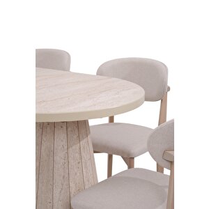 Bohem Açılır Mdf Lak Panel Yemek Masası 90x160cm