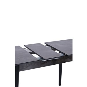 Melisa Hilal Lak Panel Açılır Mutfak Masa Sandalye Takımı 60x100