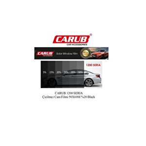1800 Seria Orj Çizilmez Cam Filmi 50 Cm X60m %20 Black Orta