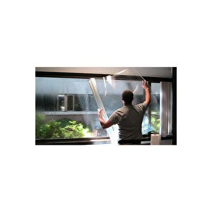 Güvenlik Şeffaf Cam Filmi Kırılmaz 50 Cm X 10 Metre