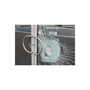 Güvenlik Şeffaf Cam Filmi Kırılmaz 50 Cm X 10 Metre