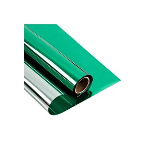 Yeşil Aynalı Cam Filmi 50 Cm X 3 Metre