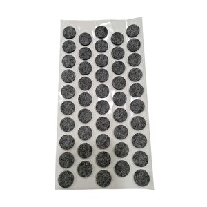 Emi̇rhan Nalbur 48 Adet Yapışkanlı Sandalye, Masa, Koltuk Altı Parke Koruma Keçesi, Oval, 20 Mm