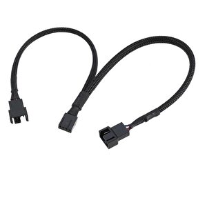 5025 Fan Çoklayıcı 2 Port Y Pwm 4 Pin Splitter Çoklayıcı Switch Kablosu