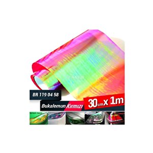 Far-stop Filmi Bukalemun 30 Cm X 1m Kırmızı