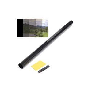 Cam Filmi Kutu Bir Arabalık 50cmx6m Dark Black Yüzde 15 Orta Siyah