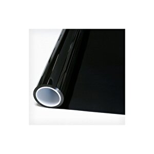 Amerikan Çizilmez Süper Koyu Siyah Cam Filmi Koyu Ton 100 Cm X 5 Metre Dark Black Yüzde 5