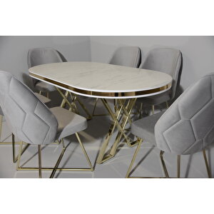 Mutfak Yemek Masa Sandalye Takımı Lüx Quality 90x170