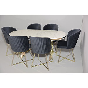 Mutfak Yemek Masa Sandalye Takımı Lüx Quality 90x170