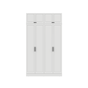 Guneystore Ücretsiz Montaj Milas 4 Kapaklı Komple Mdf Yüklüklü Gardırop